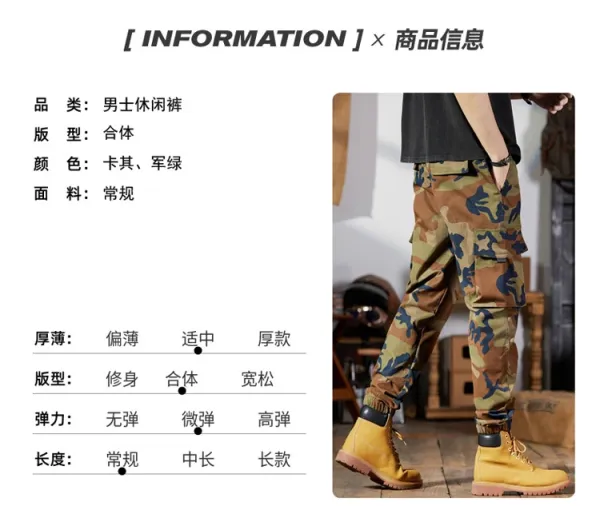 Carhartt Work In Progress Camo Cargo Pants Multicolor Pants - 8