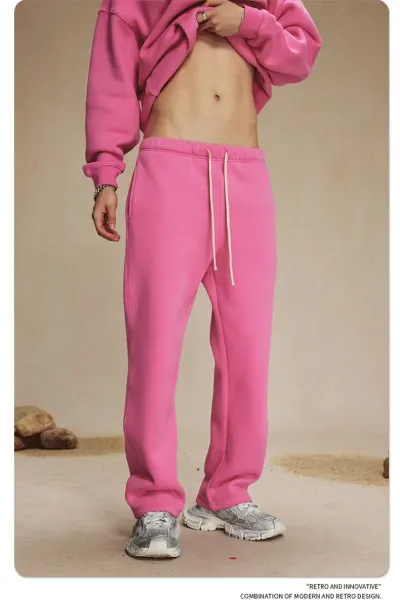 Arte Artie Master 350G Fleece Sweatpants Dark Red Sweatpants - 23