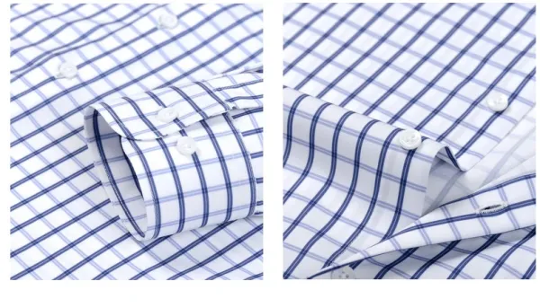 Design Classic Blue Grid Check Shirt - 14