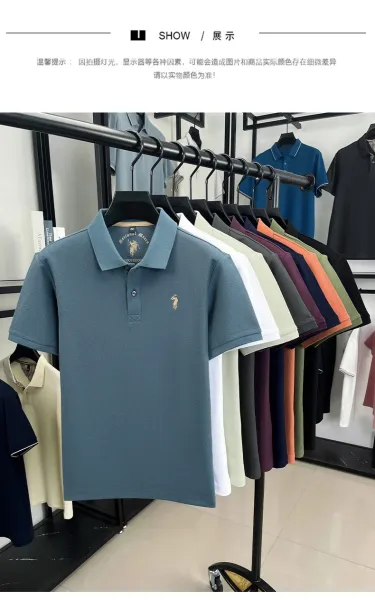 Design Polo Ralph Lauren Classic Fit Pique Polo Shirt Charcoal Gray Tops.polo - 14