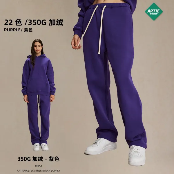 Arte Artiemaster 350G Fleece Purple Hoodie and Sweatpants Set Sets - 1