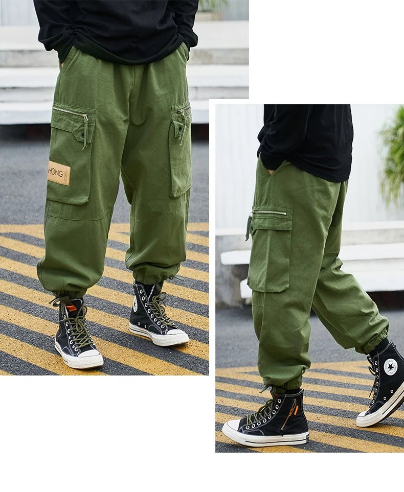 Design TAIWANG Cargo Pants Army Green Pants - 12