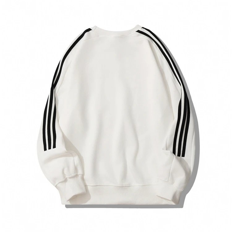 Adidas Originals Three-Stripe Crewneck White Sweatshirt Hoodie - 5