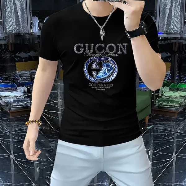 Design GUICON Graphic Print White T-Shirt T-Shirts - 6