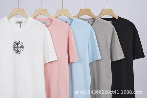 Stone Island Spring / Summer '26 Light Blue Graphic T-Shirt - 5