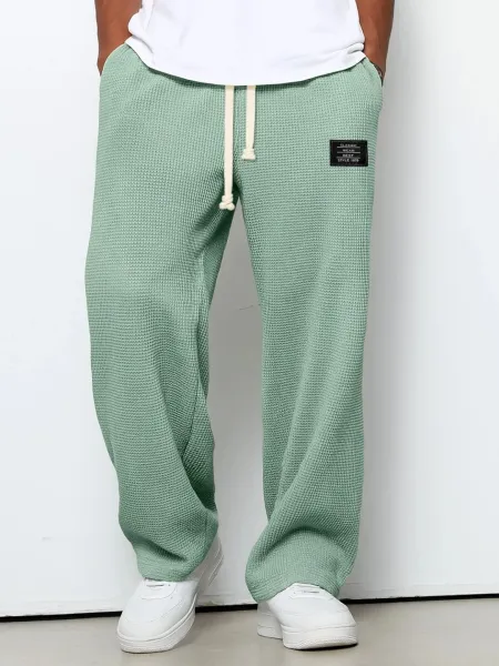 Design Waffle Knit Sweatpants Lavender - 11