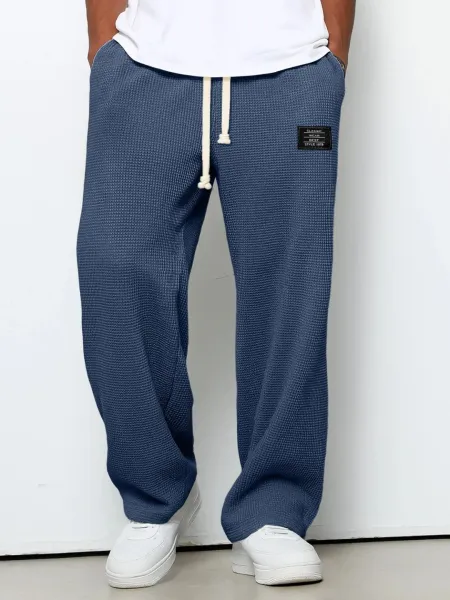 Design Waffle Knit Sweatpants Lavender - 5
