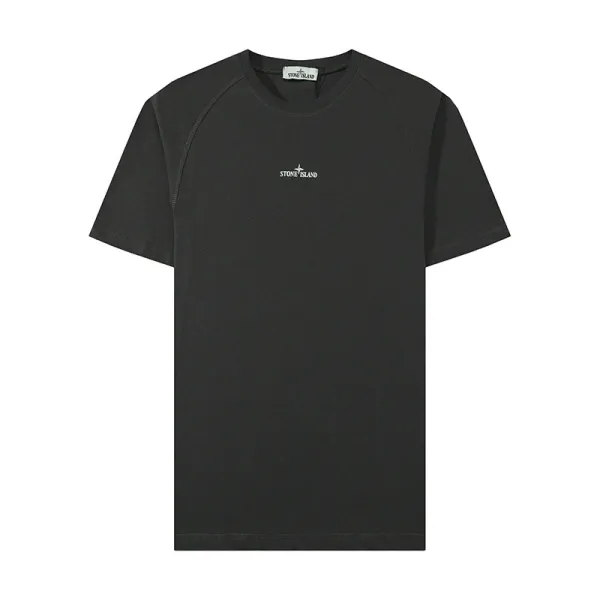 Stone Island Compass Logo T-Shirt Olive Green - 9