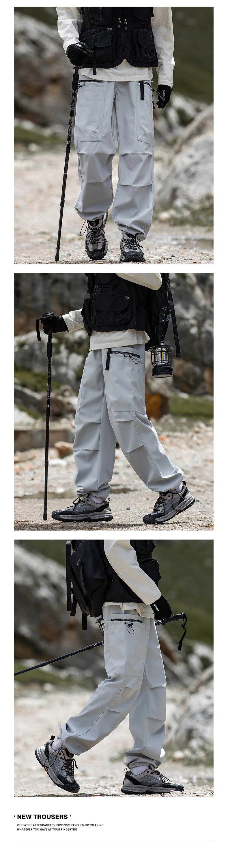 Arc'teryx Alpha SV Pants Light Gray Technical Pants - 20