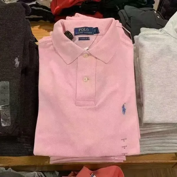 Polo Ralph Lauren Classic Fit Polo Black Tops Polo - 10