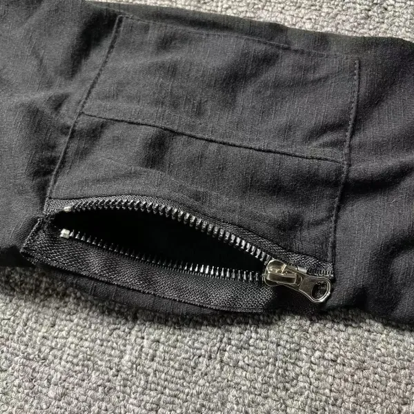 Design Longline Hoodie with Zippered Sleeve Pocket Gray - 26