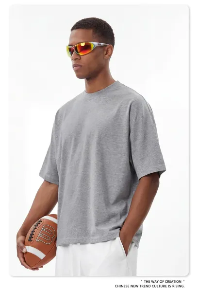 Design BE Thrived Basic Cropped T-Shirt White T-Shirts - 19