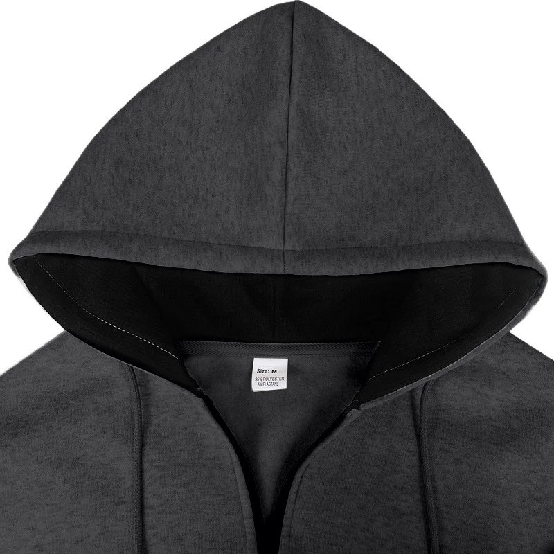 Design Basic Full-Zip Hoodie Black - 50