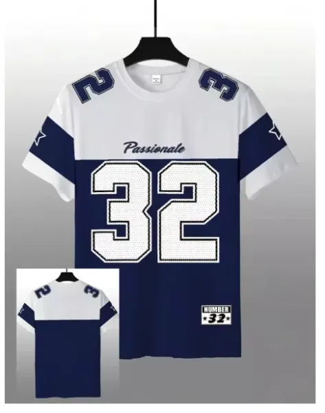 Design New Jersey 93 Graphic Tee White T-Shirt T-Shirts - 6