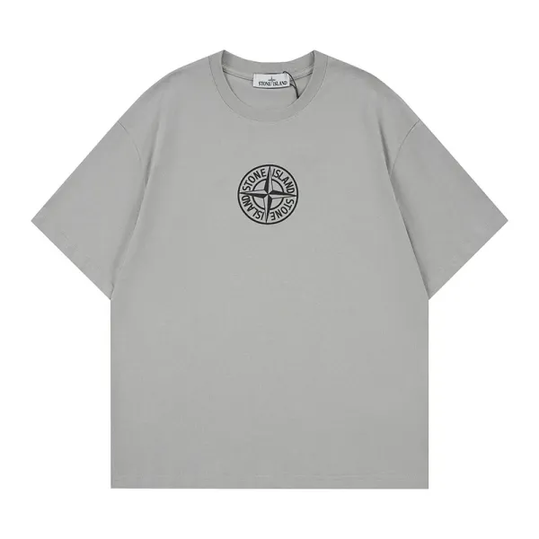 Stone Island Spring / Summer '26 Light Blue Graphic T-Shirt - 6