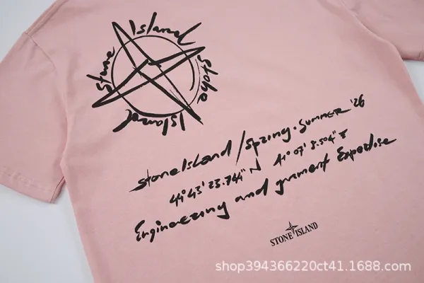 Stone Island Spring / Summer '26 Light Blue Graphic T-Shirt - 23