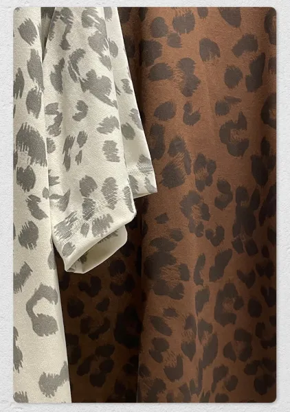 Design BE Thrived Grey Apriko Leopard Print T-Shirt T-Shirts - 27