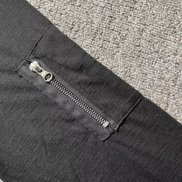 Design Longline Hoodie with Zippered Sleeve Pocket Gray - 24