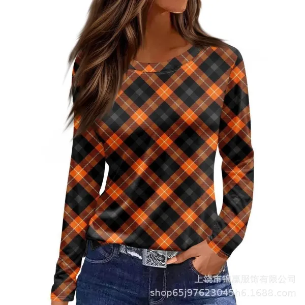 Design Striped Long Sleeve Knit Top Multicolor - 25