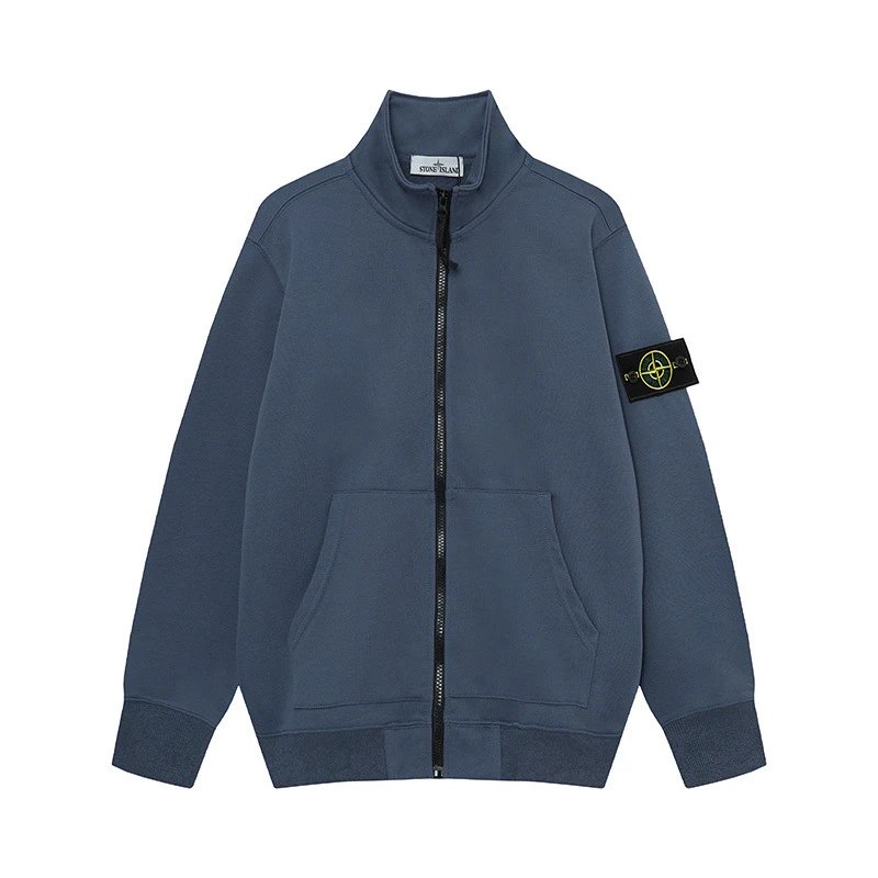 Stone Island Zip-Up Track Jacket White Outerwear - 17