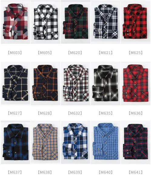 Design Black and White Checkered Flannel Shirt - 12
