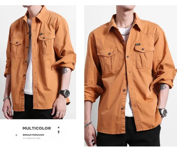 Design Utility Shirt Navy Blue - 15