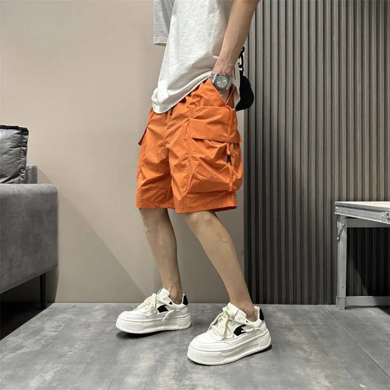 Design Sleek Fox Cargo Shorts Olive Green Shorts - 6