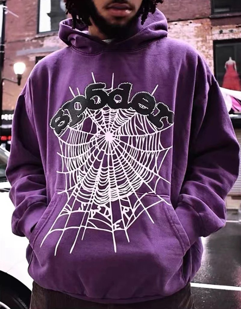 Design Atlanta Spiderweb Graphic Pink Hoodie - 18