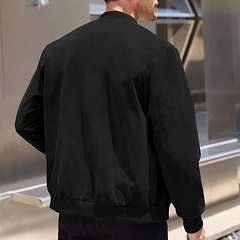 Design Suede Bomber Jacket Army Green Outerwear Jacket - 36