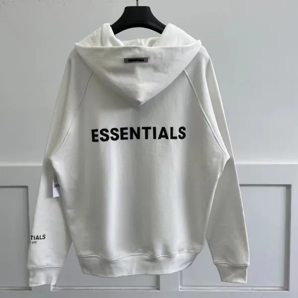 Fear of God Essentials Hoodie White - 1