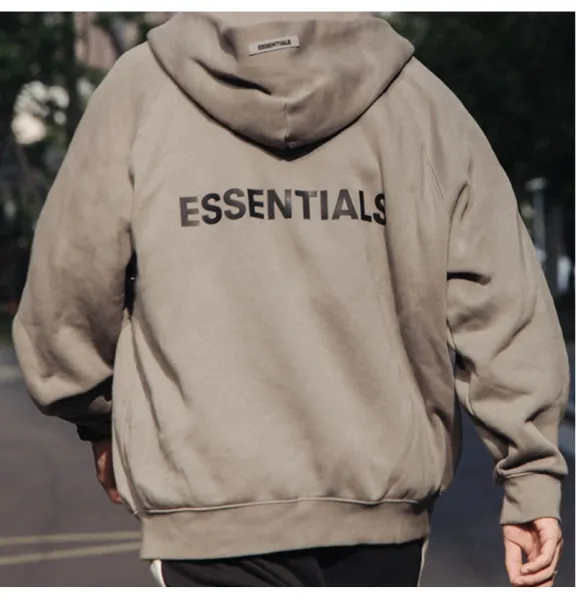 Fear of God Essentials Oversized Hoodie Beige - 19