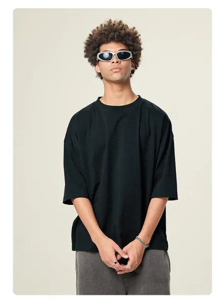 Design Basic Oversized T-Shirt Light Khaki - 21