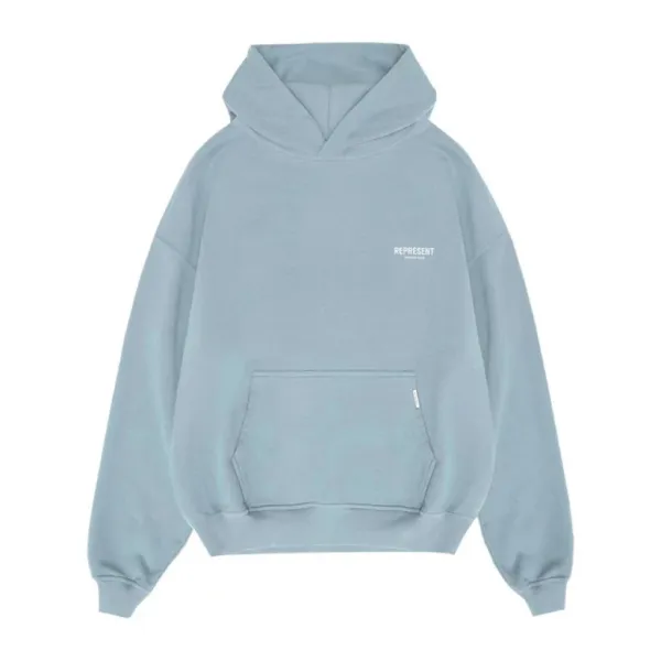 Represent Owners' Club Oversized Hoodie Forest Green - 11