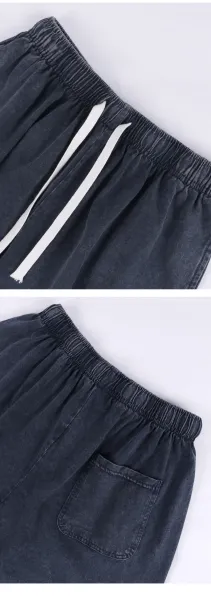 Design Acid Wash Gray T-Shirt and Shorts Set - 23