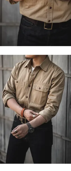 Carhartt Work In Progress Shirt Jacket Army Green Shirt - 2