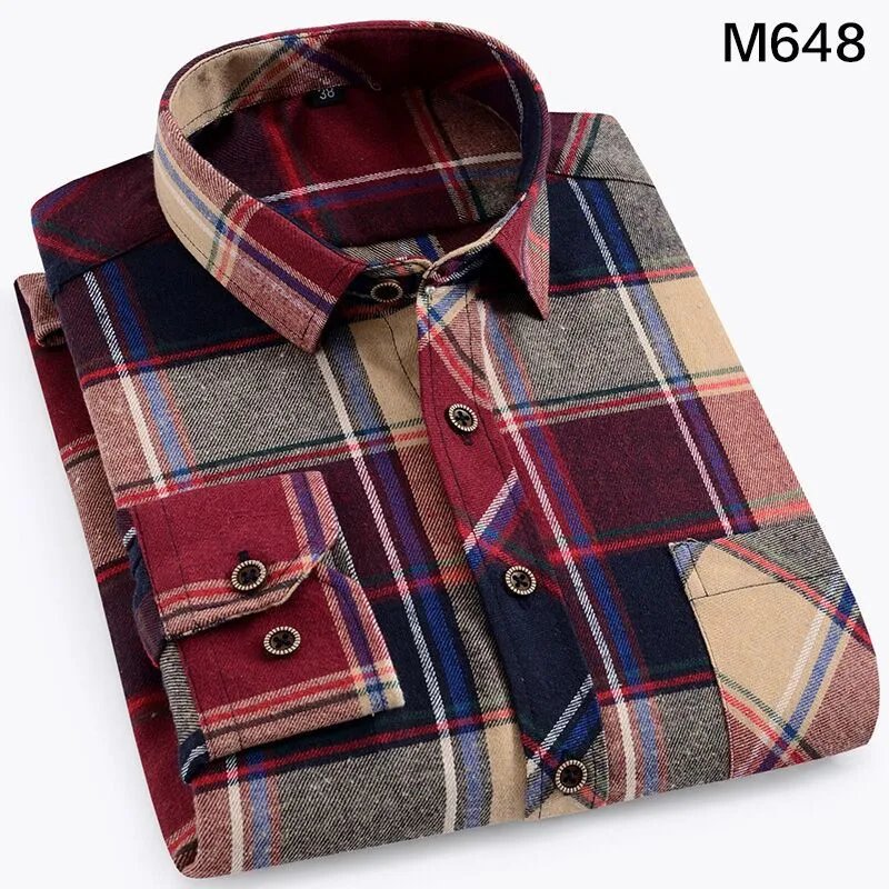 Design -6618 Yellow Navy Plaid Shirt - 31