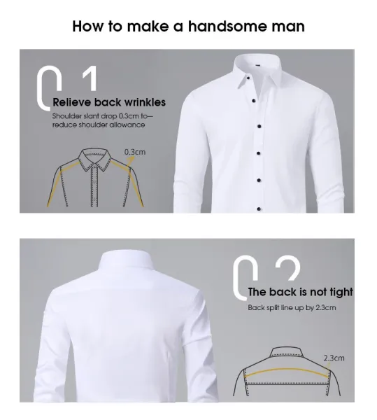 Design Classic Fit Light Blue Dress Shirt - 13