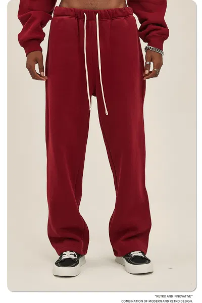 Arte Artie Master 350G Fleece Sweatpants Dark Red Sweatpants - 47
