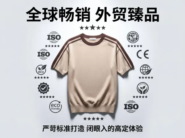 Design TAYCO Color-Block Knit T-Shirt Orange T-Shirts - 9