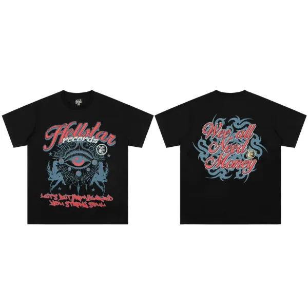 Hellstar Studios Brain Is Sexier Than Sounds Black T-Shirt - 12