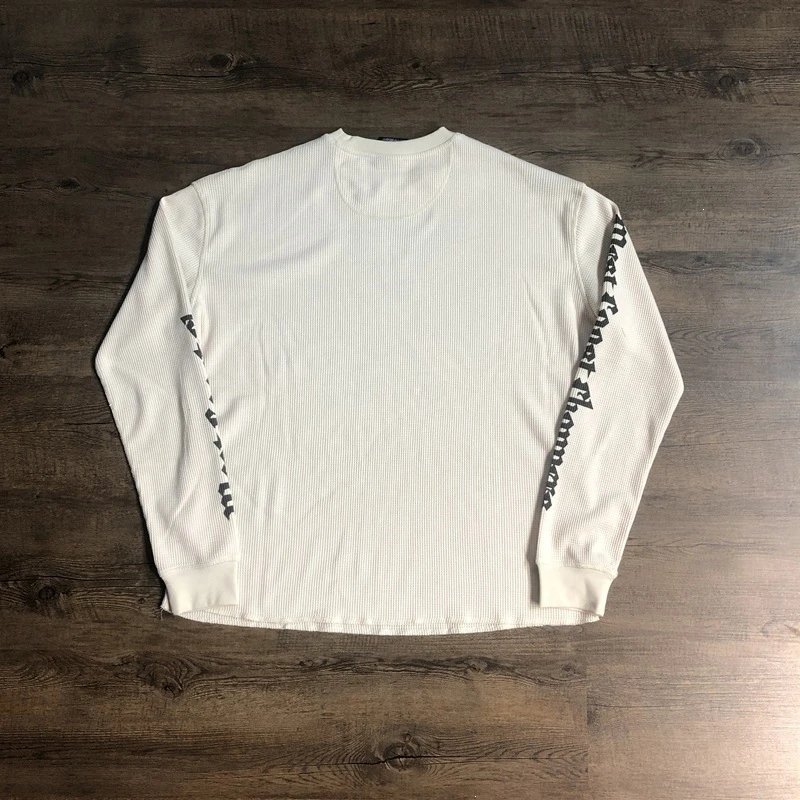 Design Independent Brand Cross Logo Long Sleeve Tee Gray T-Shirts - 6