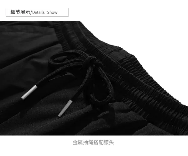 Design TAIWANG Cargo Pants Black Streetwear Trousers Pants - 20