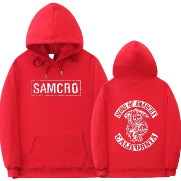 Design Sons of Anarchy SAMCRO Red Hoodie - 1