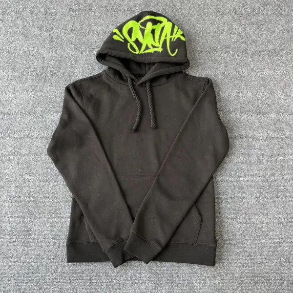 Design Graffiti Hoodie and Sweatpants Set in Sky Blue with Sticker Pack - 7
