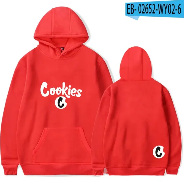Design Cookies Logo Red Hoodie - 1