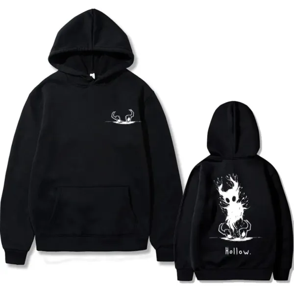 Design Hollow Knight Hoodie Black Graphic Hoodie - 1
