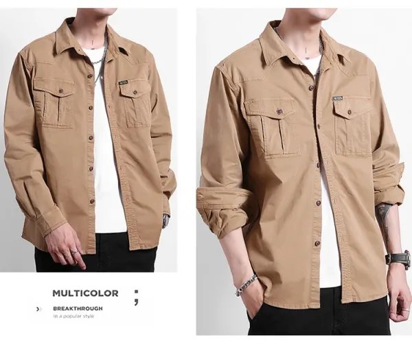 Design Utility Shirt Navy Blue - 27