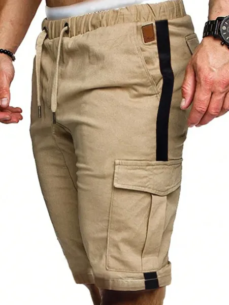 Design Cargo Shorts Gray - 4