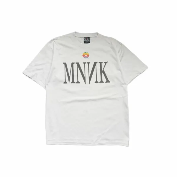 Design MNK Rainbow Flower Logo T-Shirt White T-Shirts - 6
