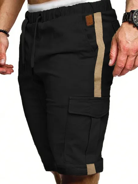 Design Cargo Shorts Gray - 7